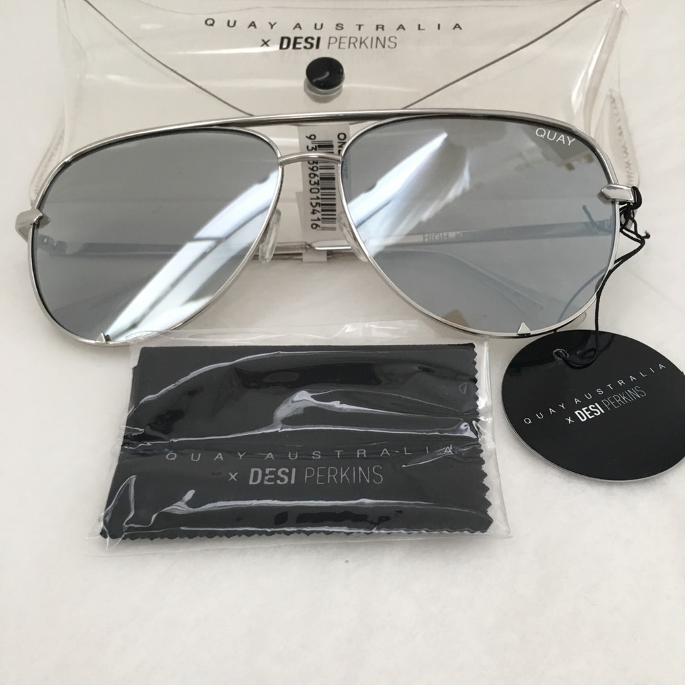 Quay Australia Desi Perkins Aviator Sunglasses